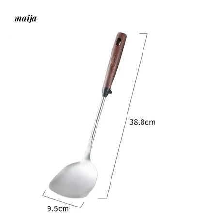 CAROTE Stainless Steel Spatula with Walnut Handle from HOBBYTREE