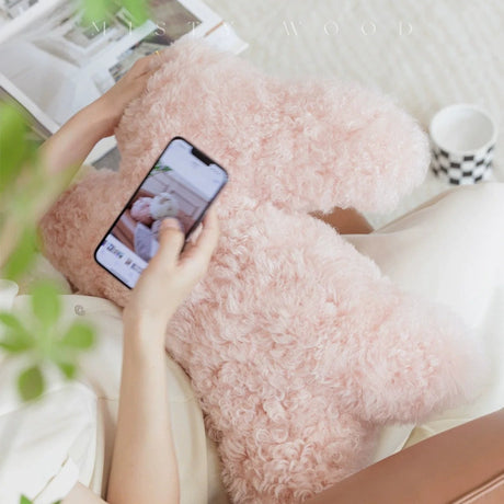 MISTYWOOD Woolen Plush Doll Pillow from MISTYWOOD