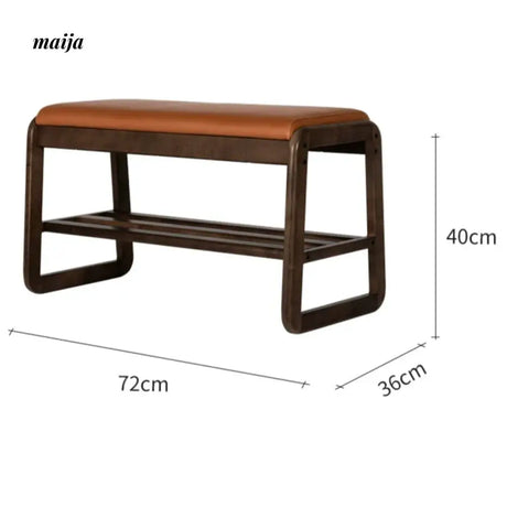 Eliot Solid Wood Shoe Changing Bench from maija