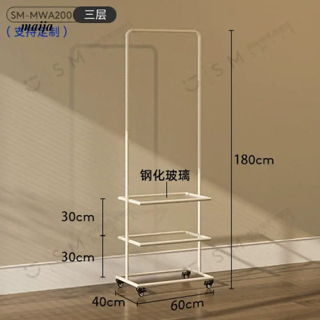 SM Scarlett Cream Style Movable Display Rack from SM