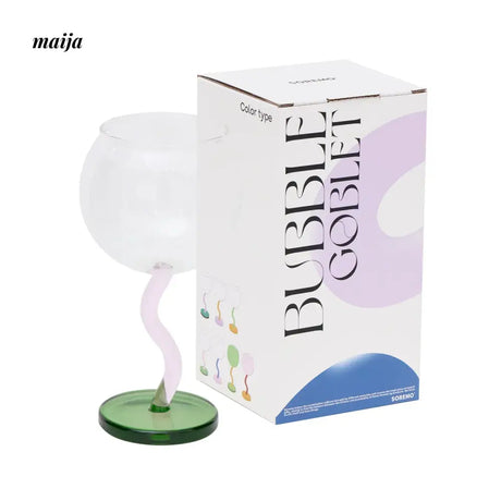 SOREMO Colourful Bubble Wine Glass from maija