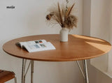 MOODSTORM Lilli Simple Iron Dining Table and Chair Set from Kaiyashi