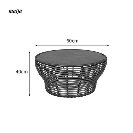 GERMAIN Estelle Rattan Sun Lounger from GERMAIN