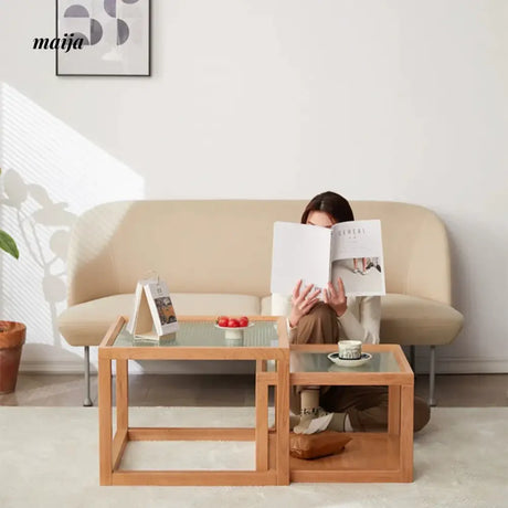 XIXI Wiley Solid Wood Nested Coffee Tables from XIXI
