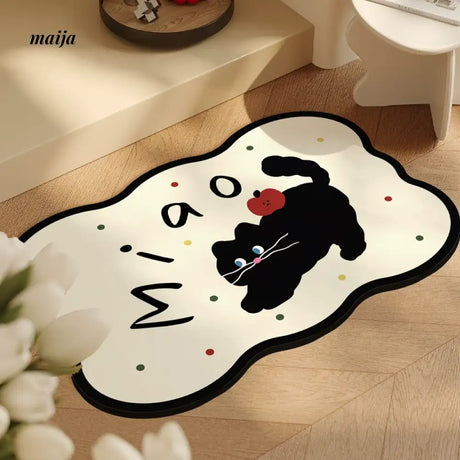 Oval Puppy Bath Mat from maija