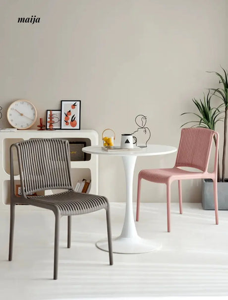 Demi Plastic Dining Chairs from Zecai