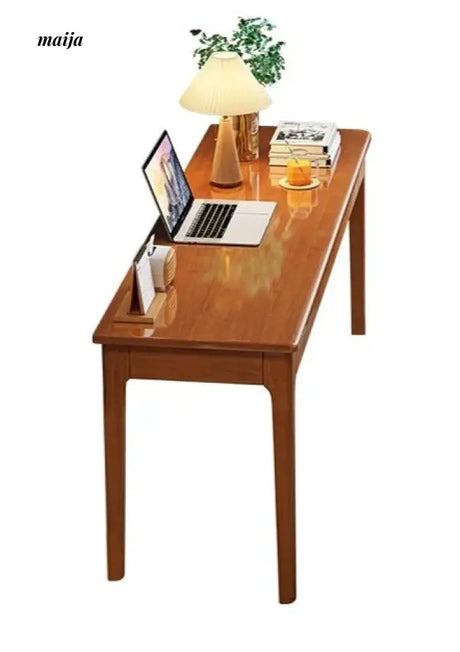 Pioneer Solid Wood Narrow Desk from maija