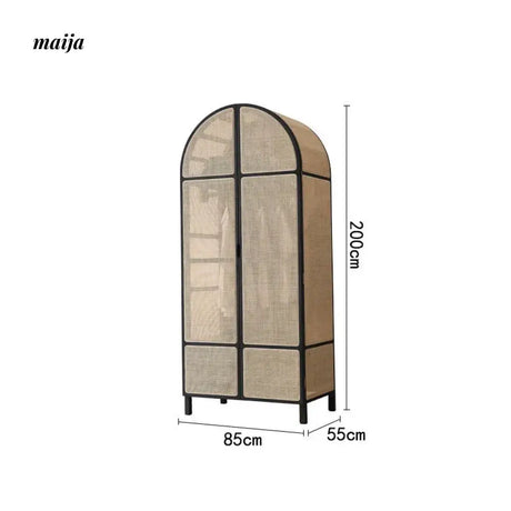 RATTAN CRAFTSMAN Double Door Rattan Wardrobe from RATTAN CRAFTSMAN