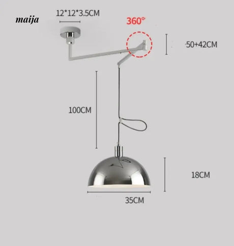 GVG Half Moon Minimalistic Ceiling Lamp from GVG