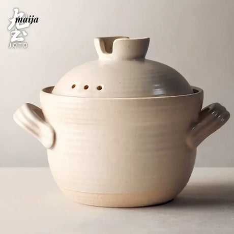 JOTO Double Lid Sand Pot High Temperature Ceramic Cooker from JOTO