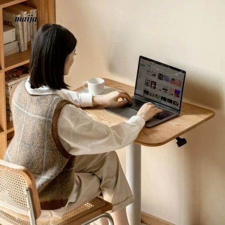GENJI Lucian Solid Wood Lifting Work Desk from GENJI