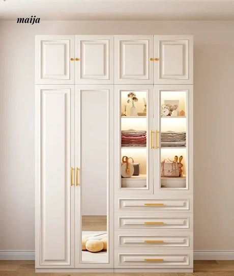 White Retro French Style Wardrobe from maija