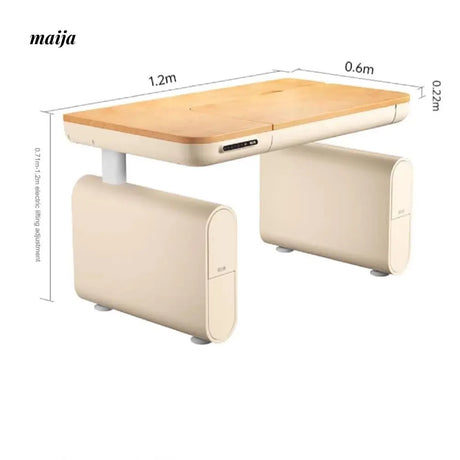 Black and White N5 Smart Electric Lift Table from Hbada