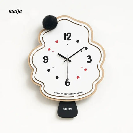 MANDELA Soft Serve Ice Cream Wall Clock from maija
