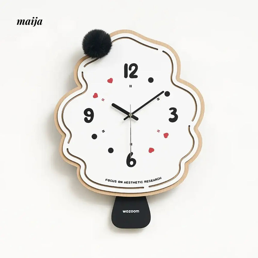 MANDELA Soft Serve Ice Cream Wall Clock from maija