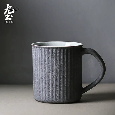 JOTO Eleven Color Japanese Rough Pottery Couple Coffee Cup from MOSE
