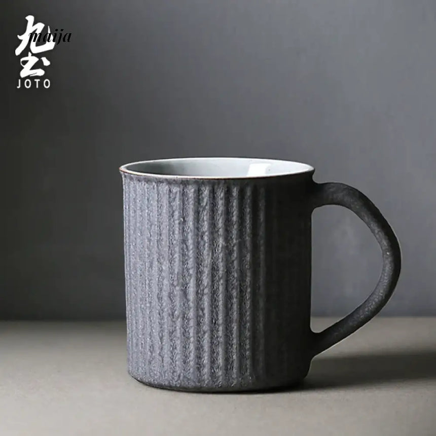 JOTO Eleven Color Japanese Rough Pottery Couple Coffee Cup from MOSE
