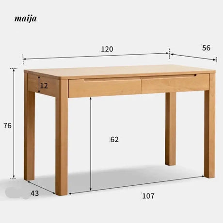 GENJI Mollie Solid Wood Desk from GENJI