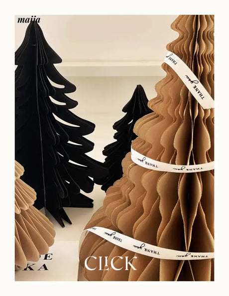 CLICK 3D Christmas Tree Origami Table Decor Stand Prop from CLICK