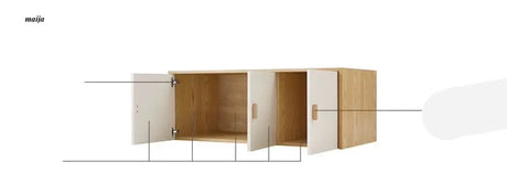 LINSYKIDS Aimee Japanese Style Wardrobe from LINSY KIDS