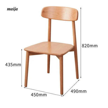 XIXI Lachlan Cherry Wood Dining Chair from XIXI