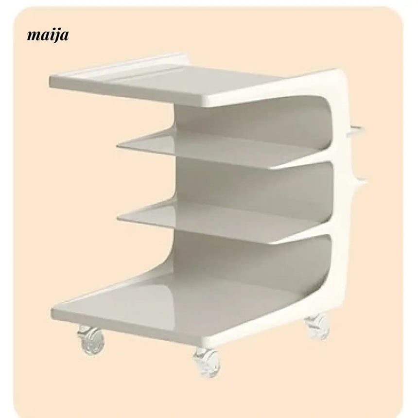 LOWERLEFT Plastic Bedside Storage Cabinet from Lower Left