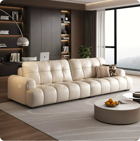 DIPU Nova Cream Cowhide Sofa from DIPU
