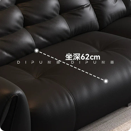 DIPU Sylvie Elegant Swan Leather Sofa from DIPU