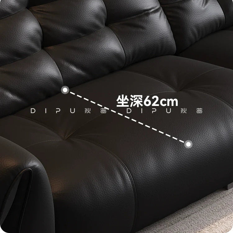 DIPU Sylvie Elegant Swan Leather Sofa from DIPU