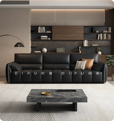DIPU Alondra Scandinavian Leather Minimalist Sofa from DIPU