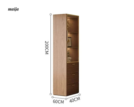 MEIHOUSE Medieval Rattan Glass Door Bedroom Wardrobe Modern Storage from MEIHOUSE