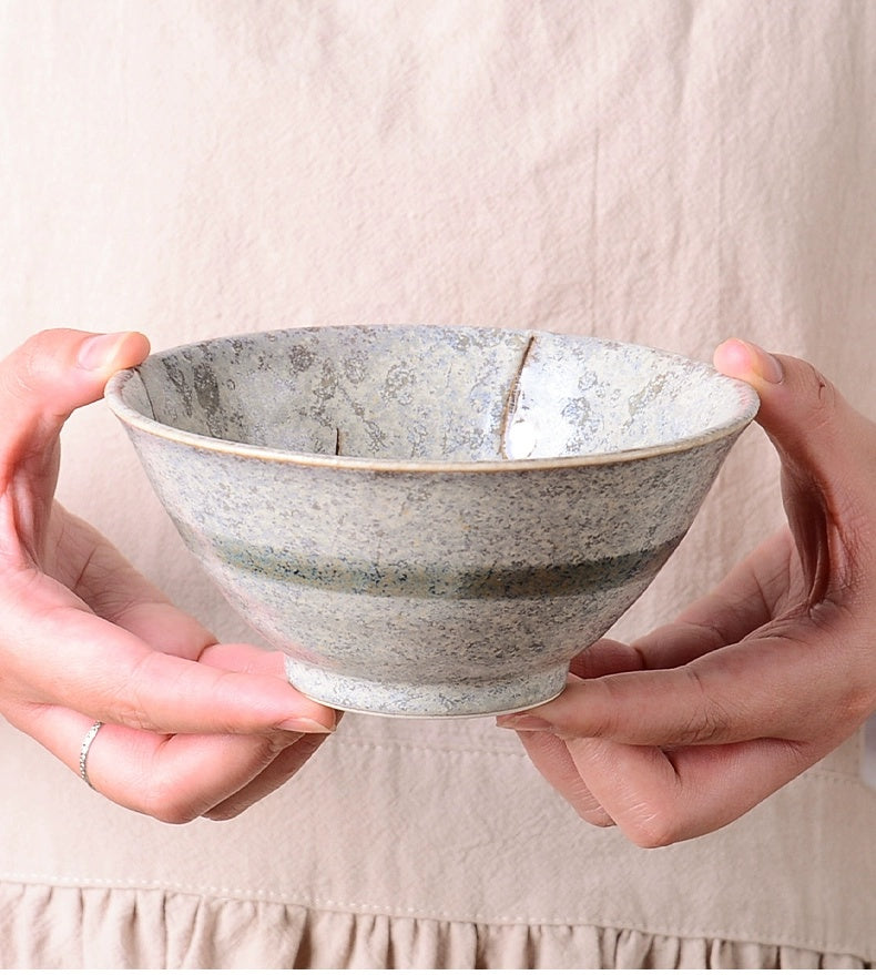 OKADA YAKI Five-Color Noodle Bowl Set from OKADA YAKI