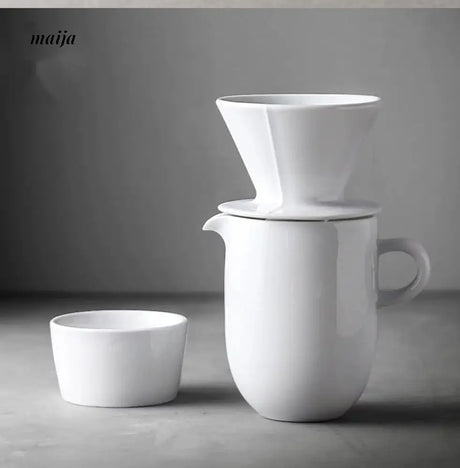 JOTO Ceramic Filter Pot V60 Coffee Hand Set from JOTO
