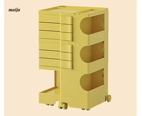 LOWERLEFT Wooden Glass Swivel Cart from Lower Left