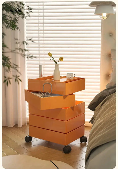 PUMPKIN BOX Rotating Storage Bedside Cabinet from PUMPKIN BOX
