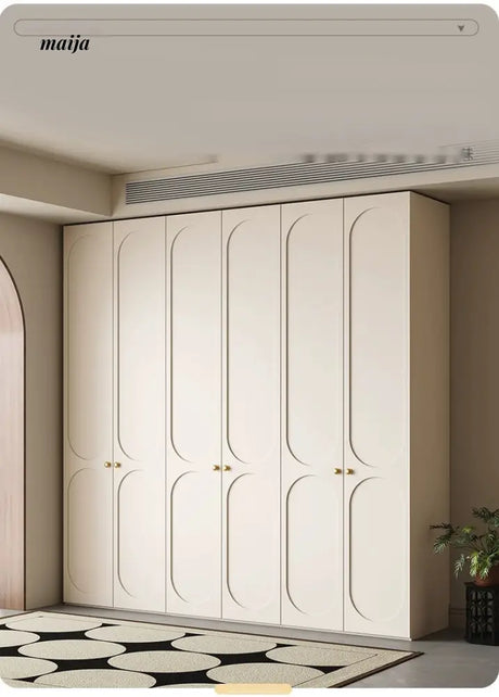 MEIHOUSE French Pine Board Wardrobe Bedroom Finished Large Cabinet from MEIHOUSE