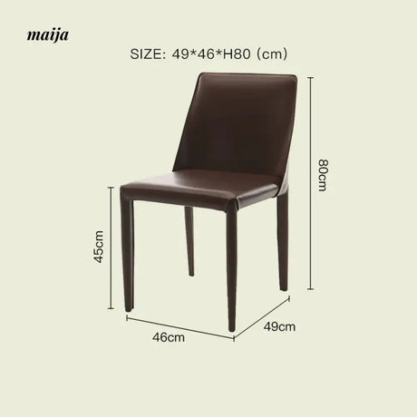 LAZYSPACE Grace Leather Dining Chair from LAZYSPACE