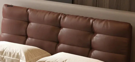 Gianluca Suspended Leather Bed from Kaiyashi