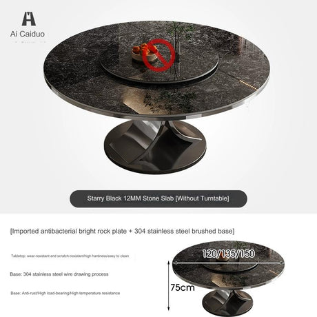 Seaton Lazy Susan Dining Table from MODENG