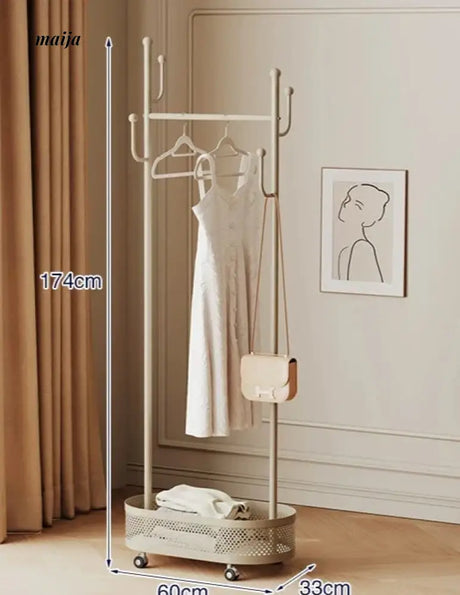 Herman Cream Laundry Basket Coat Hanger from Yate