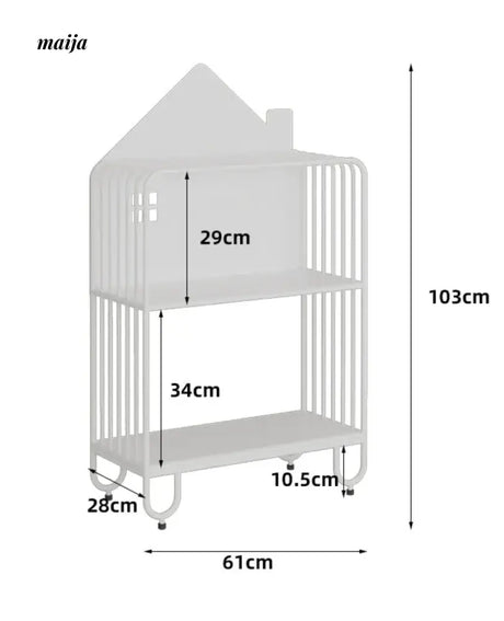 Little House Cream Storage Shelf from Kaiyashi