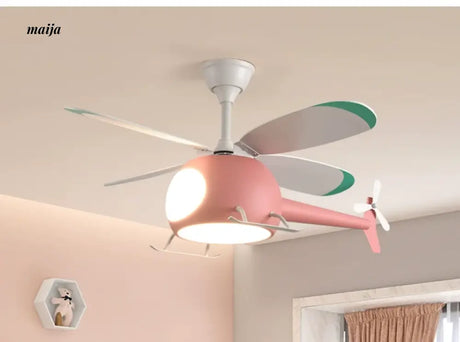 GVG Helicopter Cartoon Air Fan Ceiling Lamp from GVG