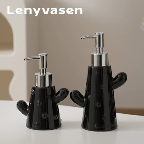 LENYVASEN Iris Ceramic Shower Gel Bottle from LENYVASEN