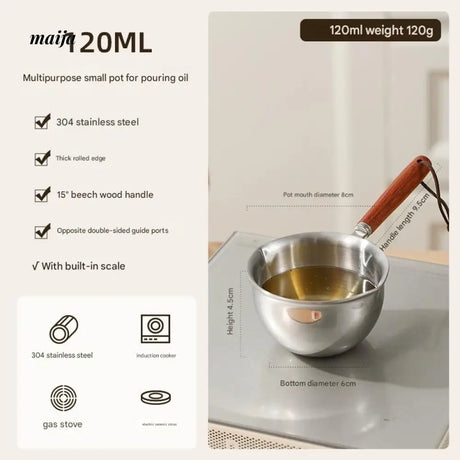 CAROTE Small Oil Pot with Splash Guard from CAROTE