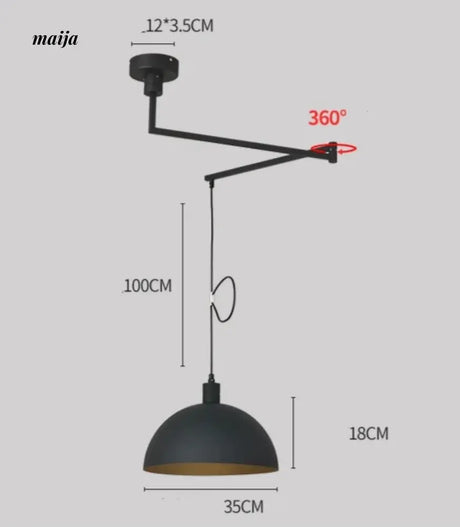 GVG Half Moon Minimalistic Ceiling Lamp from GVG