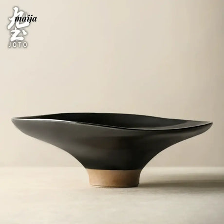 JOTO Japanese Rough Pottery Fruit Plate Sushi Tableware from JOTO