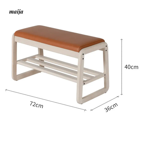 Eliot Solid Wood Shoe Changing Bench from maija