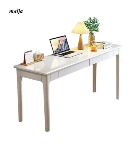 Pioneer Solid Wood Narrow Desk from maija