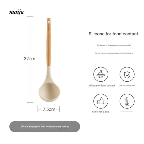 CAROTE Silicone Shovel for Frying and Non-Stick Cooking from CAROTE