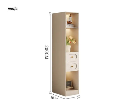 MEIHOUSE French Cream Sliding Door Bedroom Wardrobe Modern Storage from MEIHOUSE